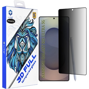 LITO Протектор Lito - 3D пълно покритие - Samsung Galaxy S25 Ultra - Privacy (затъмнен под ъгъл)