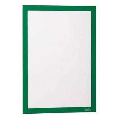 Informačný panel, A4, samolepiaca zadná strana, DURABLE "DURAFRAME®", zelený