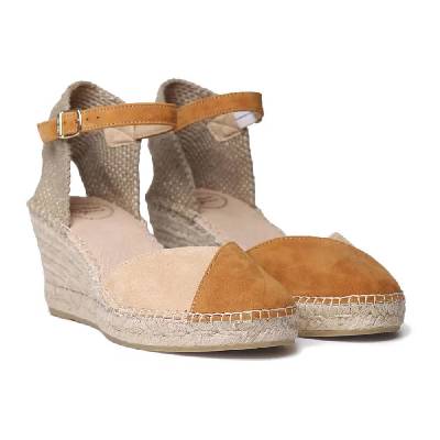 Сандали на платформа Toni pons Beral esparto wedge sandals - Beige (Beige Leather)