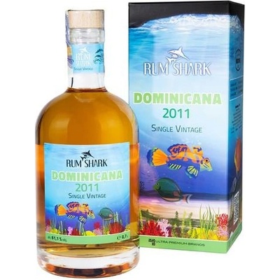 Rum Shark Dominicana 2011 SV Barrel 5 61,1% 0,7 l (karton)