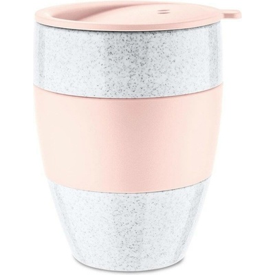 KOZIOL Thermohrnek z celulózy v růžové barvě AROMA TO GO 2,0 12x9,2 cm 0,4 l