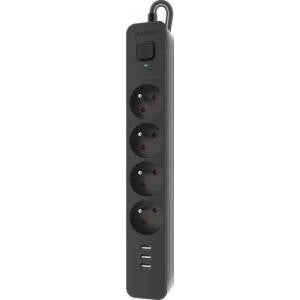 Defender Power strip Defender SFS 135 5 m, 4 sockets, 3x USB