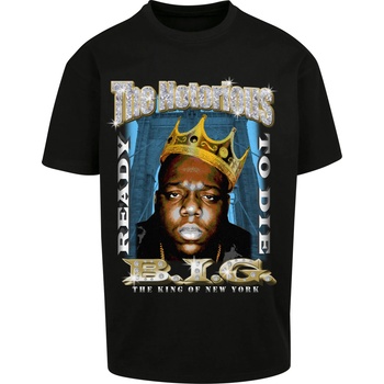 Mister Tee Мъжка тениска в черен цвят Biggie Crown Oversize Tee black UB-MT1821-00007 - Черен, размер XS