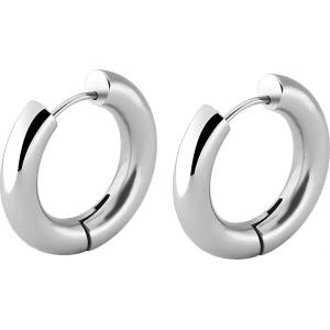 HARAHU Обеци le-28735 - Сребристи kp28735