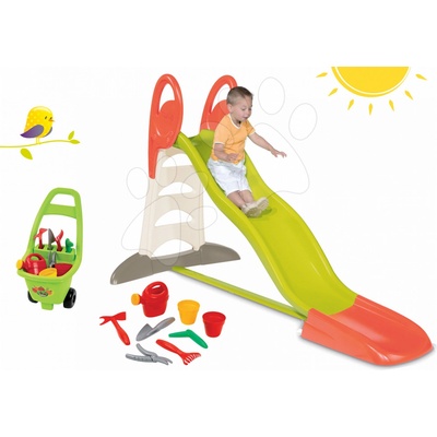 Smoby 310192-4 set Toboggan Funny a dětský stůl Piknik se dvěma lavicemi – Zboží Mobilmania