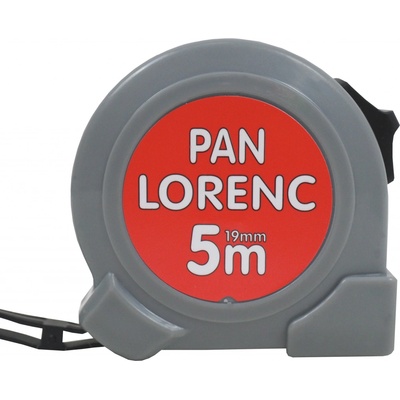 TOPTRADE metr svinovací PAN LORENC jednobrzdový 19 mm x 5 m
