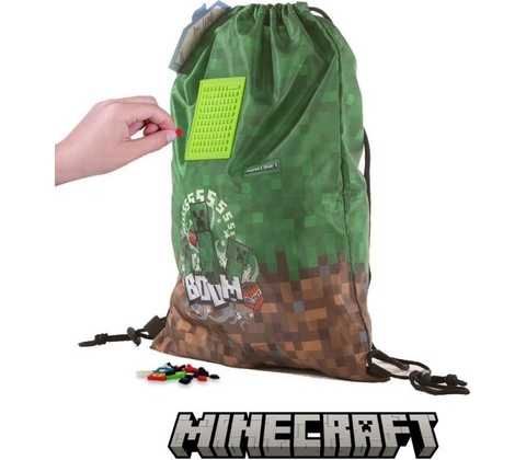 Pixie Crew Minecraft zelená hnědá
