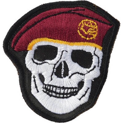 NAVYS Nášivka LEBKA baret vo farbe VÍNOVÁ