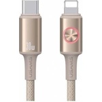 Usams USB Cable Usams USB-C - Lightning 1.2 m Gray