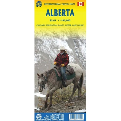 ITMB Publishing mapa Alberta 1:945 000
