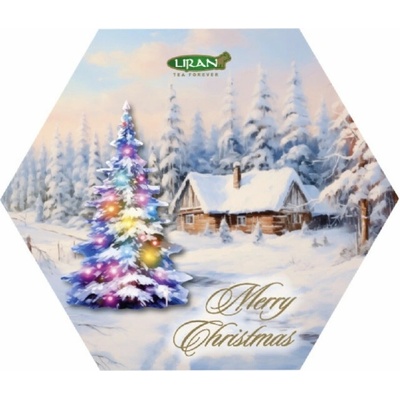Liran Merry Christmas Tea Box zelený a černý čaj 2 x 30 x 2 g