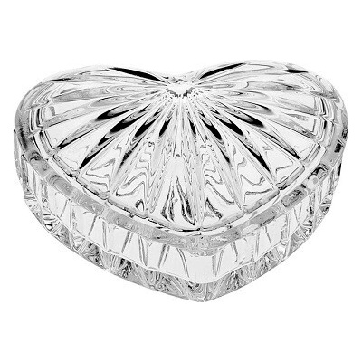 Crystalite Bohemia krištáľová šperkovnica Srdce