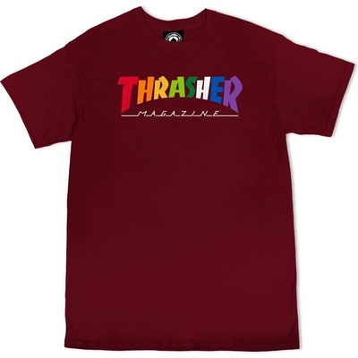 Thrasher Rainbow Mag Maroon