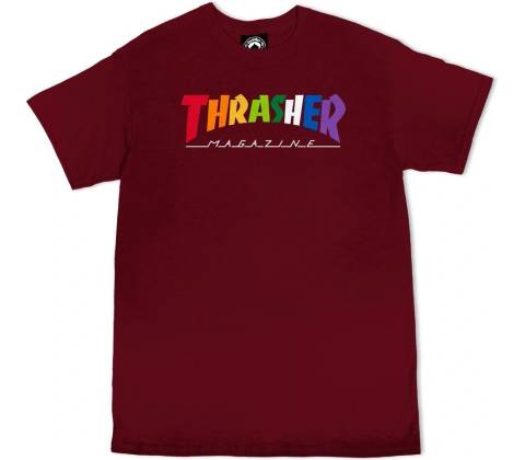 Thrasher Rainbow Mag Maroon