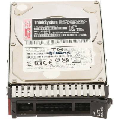 ThinkSystem 2.4TB 10K 2.5inch SAS 12Gb Hot Swap 512e HDD v2 (4XB7A83970)