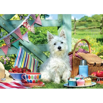 Image 1 of EUROGRAPHICS - Puzzle Scottie Dog Picnic XL - 500 piese