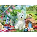EUROGRAPHICS - Puzzle Scottie Dog Picnic XL - 500 piese