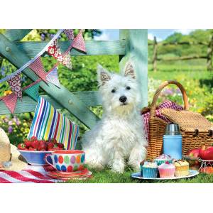 EUROGRAPHICS - Puzzle Scottie Dog Picnic XL - 500 piese