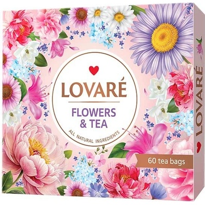 Lovaré Kolekce čajů Flowers & Tea 60 sáčků