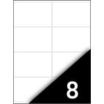 Fortuna Етикет FORTUNA 105x70mm универсален 800 етикета/кутия 100 листа/кутия 01.01304 (01.01304)