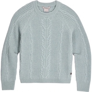 Royal Robbins Дамски вълнен пуловер Royal Robbins Women's Rockcraft Cable Crew Merino jumper - Mineral Htr (105-6801-0313)