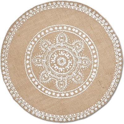 Zeller Prostírání Mandala lněné průměr 38cm