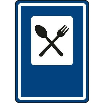 Dopravní značka Restaurace (IJ11a)