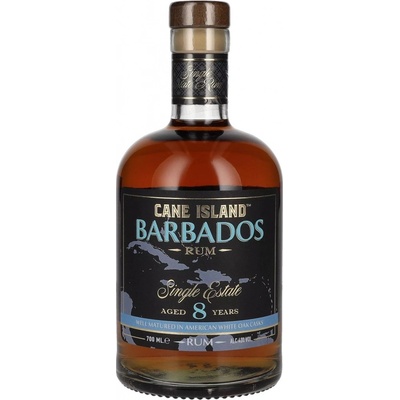 Cane Island Barbados 8y 43% 0,7 l (holá láhev)
