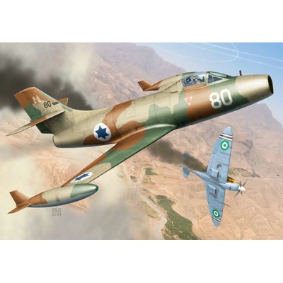 Kovozávody Prostějov Dassault MD.450 Ouragan "In Israel services1:72