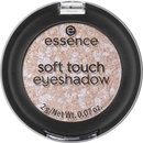 Essence Soft Touch očné tiene odtieň 07 Bubbly Champagne 2 g