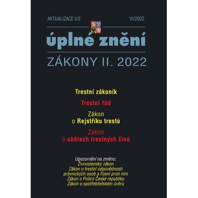 Aktualizace II/1 2018