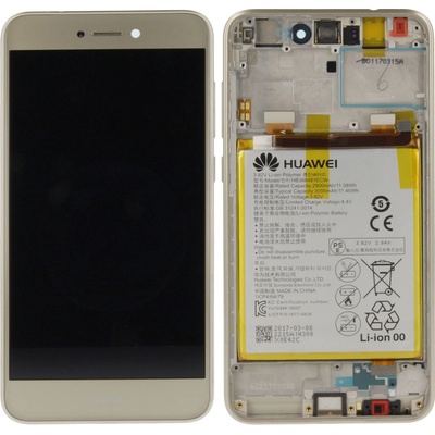 LCD Displej + Dotykové sklo + Rám Huawei P8 Lite