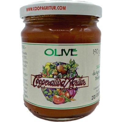 Agritur Olive paradajková omáčka s olivami TOP BIO 190 g