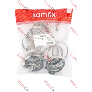 KAMFIX СКОБА ЗА ВОДНО СЪЕДИНЕНИЕ kamfix 40-60 9мм w2 НЕРЪЖ. СТОМАНА 2бр К-Т (12222 4060-1)