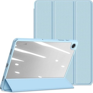 Dux Ducis Samsung Tab A11 Plus LTE DUX DUCIS TOBY калъф за поставяне, с кожен ефект, активен FLIP, държач за настолен компютър, светлосин GP-150510 (GP-150510)