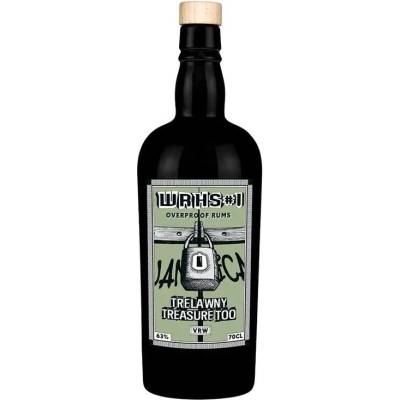 Warehouse #1 Overproof White Rum Trelawny Treasure Too VRW zelený 63,0% 0,7 l (holá láhev)