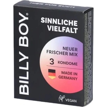 Billy Boy 3 бр. Микс ароматни презервативи Billy Boy