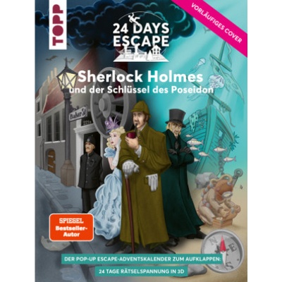 24 DAYS ESCAPE 3D Pop-Up-Adventskalender- Sherlock Holmes und der Schlüssel des Poseidon | Jan Jentsch