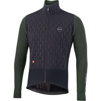 Nalini Мъжко термо яке за колоездене Nalini HP Embossed Jacket Cycling jacket - Black / Forest Green (051-1367-0211)