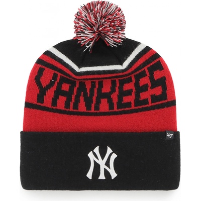 Zimní čepice 47 MLB NEW YORK YANKEES STYLUS 47Cuff Knit B STYLS17ACE BK černá