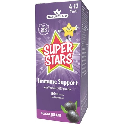 Natures Aid Super Stars Podpora imunity černý rybíz 150 ml
