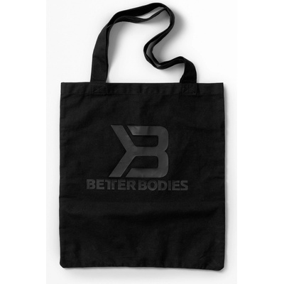 Better Bodies BB SHOPPING BAG BLACK – plátěná taška Better Bodies černá