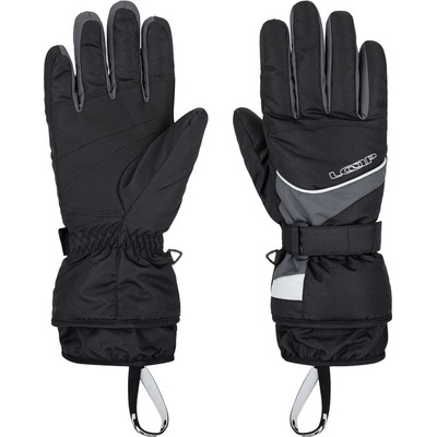 Loap Rogan pánské rukavice černé se šedou