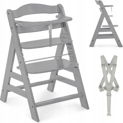 Hauck Alpha + drevená grey