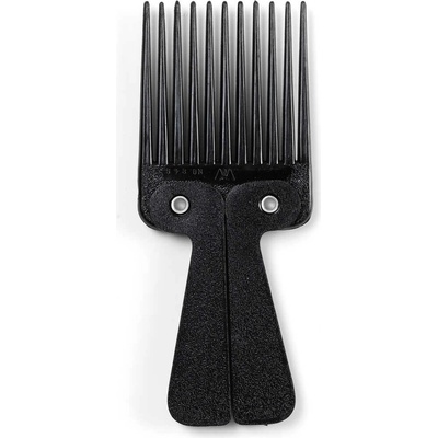 BraveHead Afro Comb Black Hande skladací afro hrebeň čierny 7151