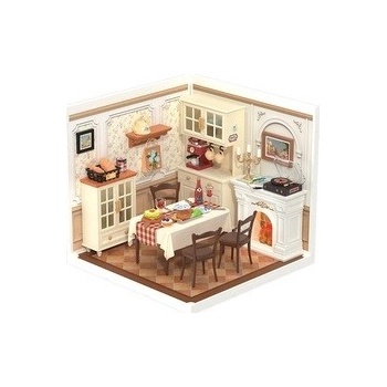 ROBOTIME Rolife DIY House: Jedáleň s LED osvetlením 150 ks