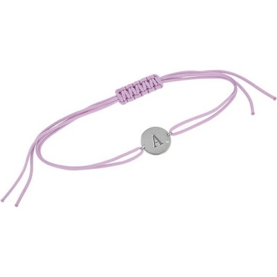 Eppi Povrázkový náramok s diamantom a gravírom písmena Jonah BR44608