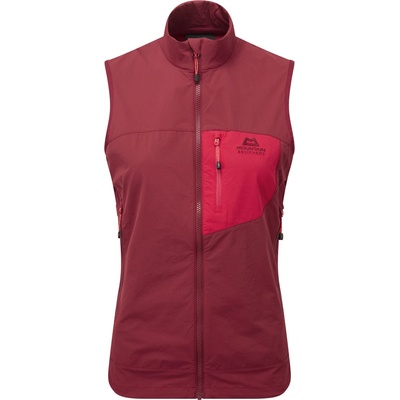 Mountain Equipment Дамски софтшел елек Mountain equipment Women's Echo Vest Softshell vest - Tibetan Red / Capsicum - размер 40 (EU) (132-0970-0214)