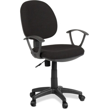 Bittel Офис стол Carmen 7061, дамаска, подлакътници, коригиране височина, газов амортисьор, черен