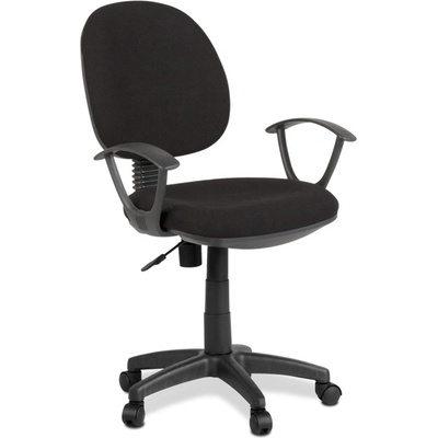 Bittel Офис стол Carmen 7061, дамаска, подлакътници, коригиране височина, газов амортисьор, черен